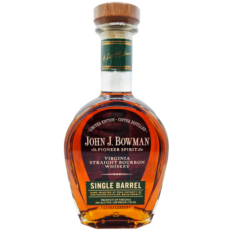 John J. Bowman Virginia Single Barrel Bourbon Limited Edition Copper Distilled