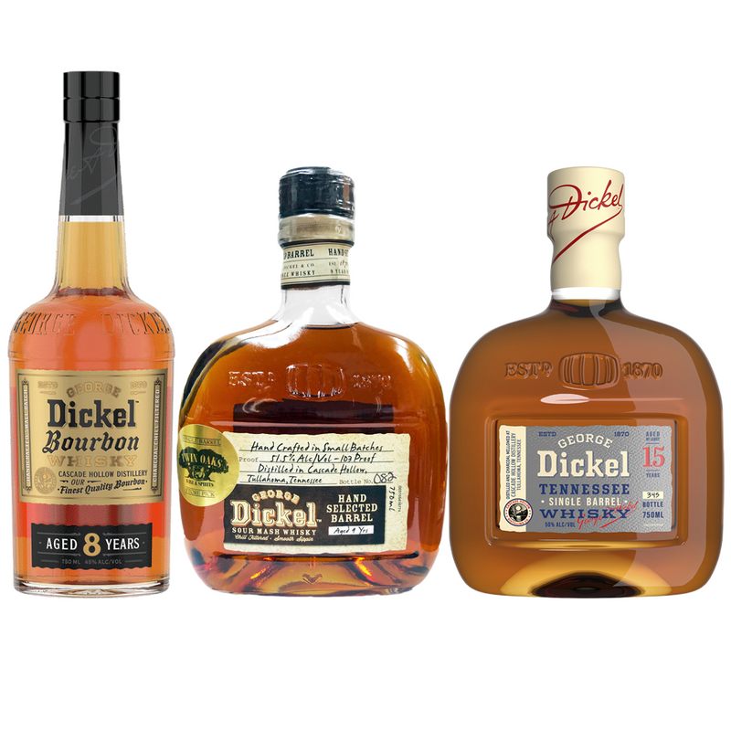George Dickel Twin Oaks Collection (3 Bottles)