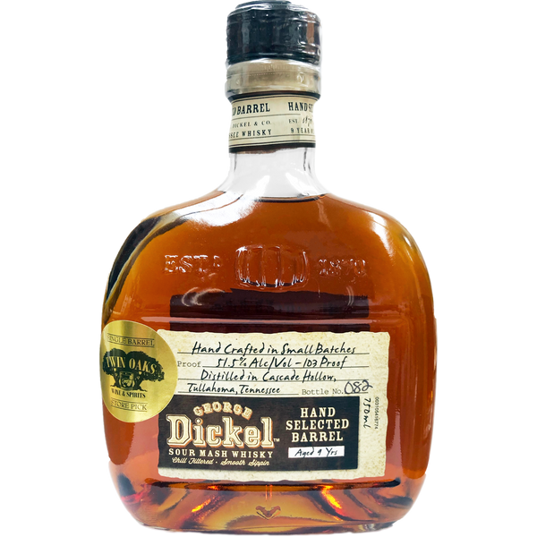 George Dickel 9 Year Single Barrel Tennessee Whisky (Store Pick!)