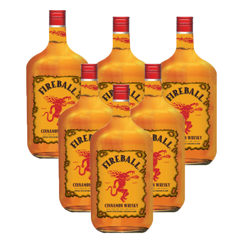 Fireball 1.75L Case (6 Bottles)