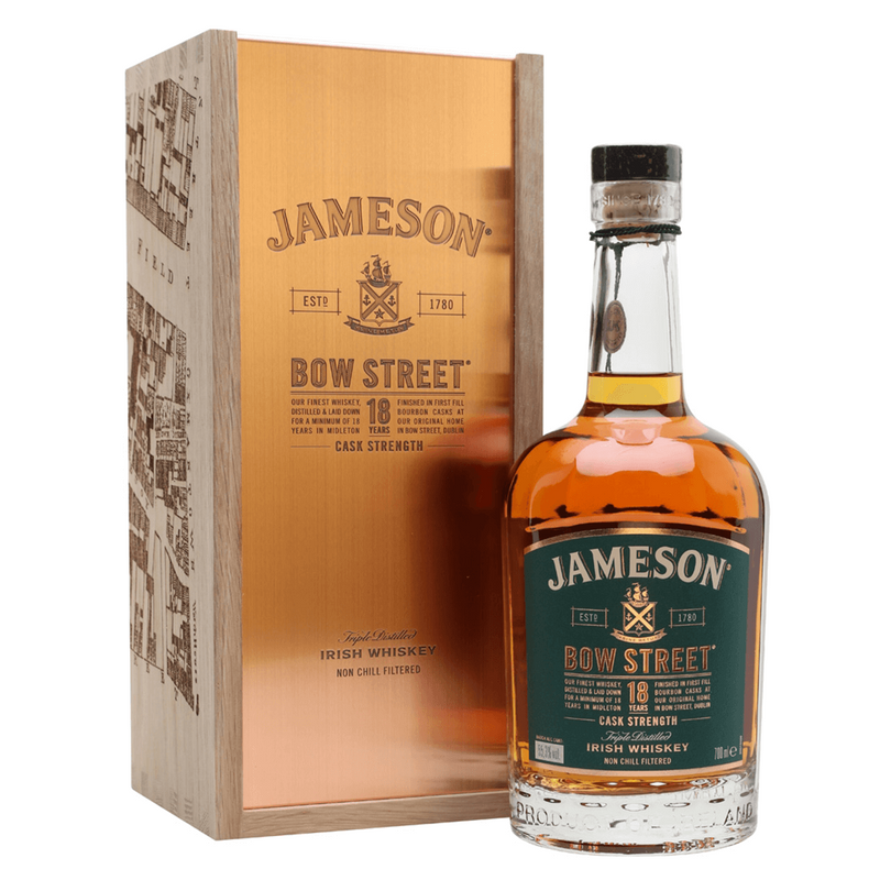 Jameson 18 Year Bow Street Cask Strength Irish Whiskey