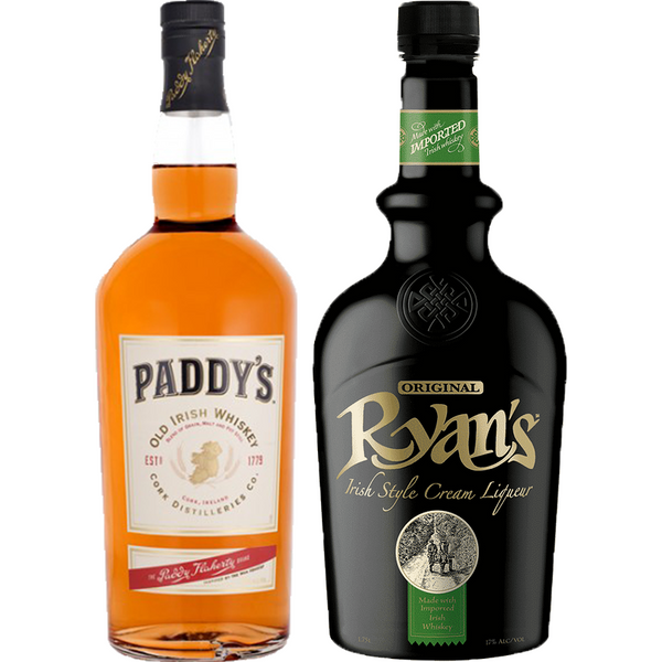 Paddy's Irish Whiskey and Ryan's Irish Cream Bundle