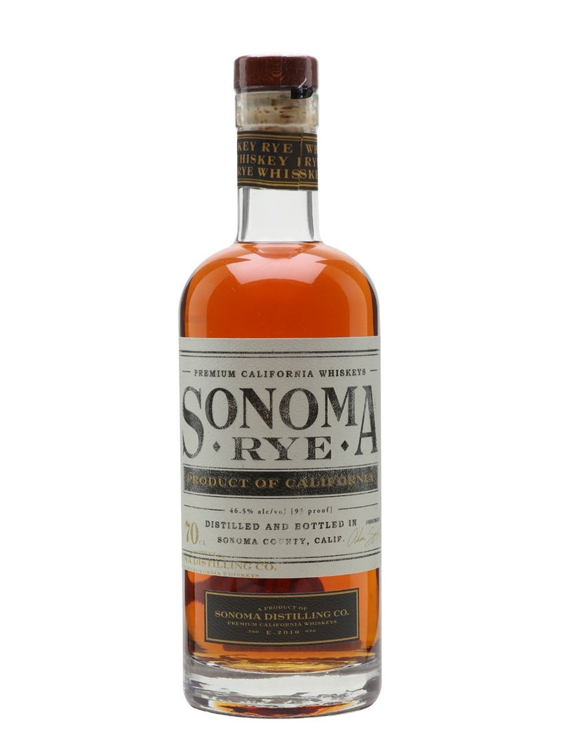 Sonoma Distilling Rye Whiskey